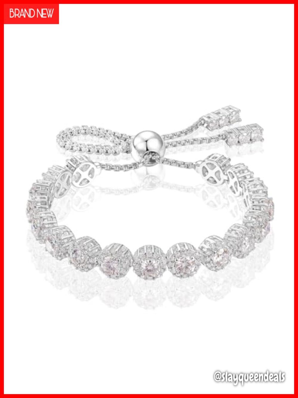 Moissanite Tennis Bracelet 925 Sterling Silver 18k Gold Plated Hypoallergenic